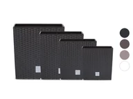 Skrzynie ogrodowe - Prosperplast Donica Rato Low, o wyglądzie rattanu - miniaturka - grafika 1