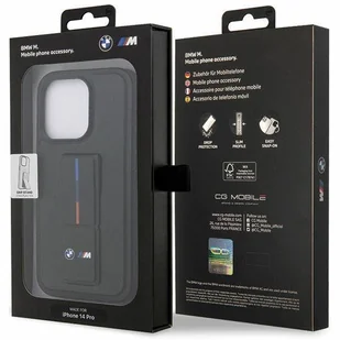 Etui BMW BMHCP14L22GSLK iPhone 14 Pro 6.1" czarny/black hardcase Grip Hot Stamp - Etui i futerały do telefonów - miniaturka - grafika 8