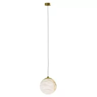 Lampy sufitowe - Volterra lampa wisząca 1xG9 mosiądz P01968BR - miniaturka - grafika 1