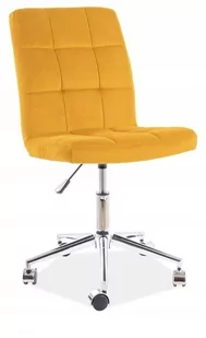 Fotel biurowy, krzesło biurowe Signal Fotel obrotowy Q-020 Velvet Curry [Wysyłka 2021-08-10] OBRQ020VCU - Fotele i krzesła biurowe - miniaturka - grafika 2