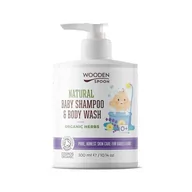 Kosmetyki kąpielowe dla dzieci - Natural Baby Shampoo & Body Wash żel pod prysznic i szampon do włosów dla dzieci 2w1 300ml - miniaturka - grafika 1