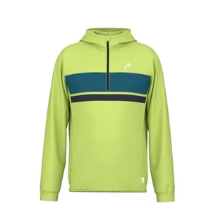 HEAD Topspin bluza z kapturem Boys, lightlime/Teal - Bluzy damskie - miniaturka - grafika 1