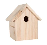 Klatki i wyposażenie dla ptaków - Vitapol Lęgówka dla ptaków drewniana 17x15,5x20,5cm do montażu farby w zestawie - miniaturka - grafika 1