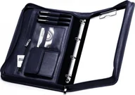 Teczki i aktówki - AKTÓWKA TECZKA NA DOKUMENTY BIWUAR A4 SOLOME #7 GRANATOWA - miniaturka - grafika 1