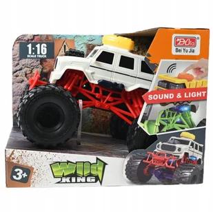 SAMOCHÓD TERENOWY DUŻY MONSTER TRUCK AUTO ŚWIATŁO DŹWIĘK - Samochody i pojazdy dla dzieci - miniaturka - grafika 1