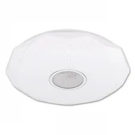 Lampy sufitowe - LVT Diami 1570 plafon lampa sufitowa 1x24W LED 3000-6500K CCT 1680lm ściemnialny biały - miniaturka - grafika 1