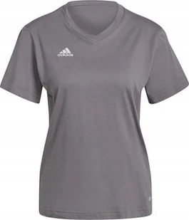 Adidas Koszulka damska adidas Entrada 22 Jersey szara HC0439 S - Koszulki i topy damskie - miniaturka - grafika 1