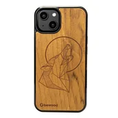 Etui i futerały do telefonów - Drewniane Etui Bewood iPhone 14 WILK IMBUIA - miniaturka - grafika 1