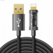 Kable USB - Joyroom kabel USB - Lightning do ładowania / transmisji danych 2,4A 20W 2m czarny S-UL012A20 - miniaturka - grafika 1