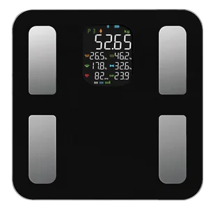 Waga łazienkowa OROMED Oro-Bluetooth H Smart Czarny - Wagi łazienkowe - miniaturka - grafika 2