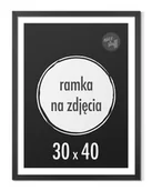 Ramki na zdjęcia - Ramka na zdjęcia 30x40 cm Ramki foto 40x30 czarna - miniaturka - grafika 1