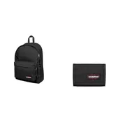 Plecaki - Eastpak OUT OF OFFICE Plecak, 27 L - Black (Czarny) & Eastpak CREW SINGLE Portfel, 27 L - Black (Czarny) - miniaturka - grafika 1
