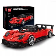 Klocki - Mould King 10041 PAGANI ZONDA Klocki Konstrukcyjne AUTO zabawki dla dzieci - miniaturka - grafika 1