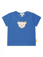 Kaftaniki dla niemowląt - Steiff Koszulka w kolorze niebieskim - miniaturka - grafika 1