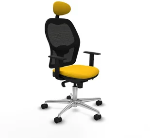 Fotel biurowy, krzesło biurowe Krzesło Biurowe Piqueras y Crespo 1D086N1 Żółty - Fotele i krzesła biurowe - miniaturka - grafika 1