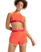 Spodenki damskie - Roxy Spodenki z elastyczną talią BOLD MOVES 2.0 SZORTY Młode Damskie Pomarańczowe L - miniaturka - grafika 1
