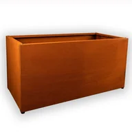 Donice - Rama łóżka podwyższonego Köhko® Designer (bez podstawy) wykonana ze stali corten w zestawie TROG 100x40x40 cm - miniaturka - grafika 1