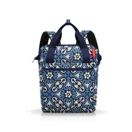Plecaki - Reisenthel, Plecak, Allrounder R floral 1 RJR4067, granatowy, 12L - miniaturka - grafika 1
