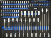 Klucze i nasadki - Geko Wkład- zestaw nasadek Torx i bitów 102el. CRV3 - miniaturka - grafika 1