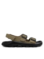 Sandały męskie - Birkenstock Sandały Mogami Terra 1029775 Khaki - miniaturka - grafika 1
