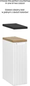 Szafki łazienkowe - Szafka pod blat 20cm 1 drzwi - miniaturka - grafika 1