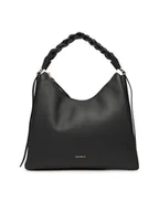 Torebki damskie - Coccinelle Torba BOHEME GRANA DOUBLE Czarny - miniaturka - grafika 1