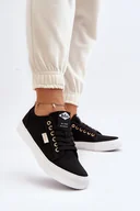 Moda i Uroda OUTLET - Damskie Trampki Lee Cooper LCW-24-31-2202 Czarne-39 - miniaturka - grafika 1