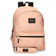 Torebki damskie - Pepe Jeans Aris Plecak na laptopa i torba szkolna 15,6 cala różowy 31 x 44 x 17,5 cm poliester 23,87 l, różowy, plecak na laptopa + torba szkolna, różowy, Plecak na laptopa + etui szkolne - miniaturka - grafika 1