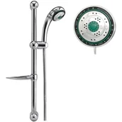 Mydelniczki i dozowniki mydła - FALA Zestaw łazienkowy- słuchawka czterofunkcyjna+wąż+Mydelniczka 75558 - miniaturka - grafika 1