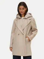 Płaszcze damskie - Vero Moda Płaszcz przejściowy Grace 10332379 Beżowy Regular Fit - miniaturka - grafika 1