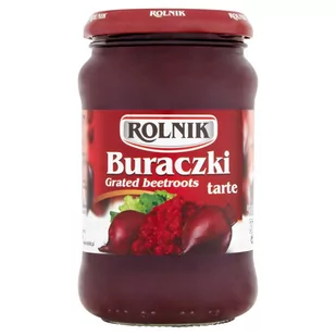 Rolnik Buraczki tarte 370 ml - Mieszanki warzywne, sałatki - miniaturka - grafika 1