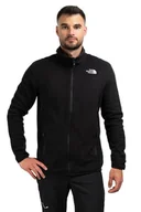 Bluzy damskie - Bluza 100 glacier full zip-tnf black-npf - THE NORTH FACE - miniaturka - grafika 1