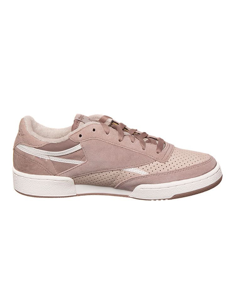 Reebok Skórzane sneakersy w kolorze jasnoróżowo-beżowym