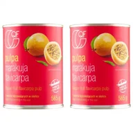 Owoce w puszkach i słoikach - Quality Food Pulpa z marakui Zestaw 2 x 565 g - miniaturka - grafika 1