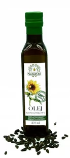 Olej słonecznikowy, nierafinowany 250ml NaturOil - Zdrowa żywność - miniaturka - grafika 1