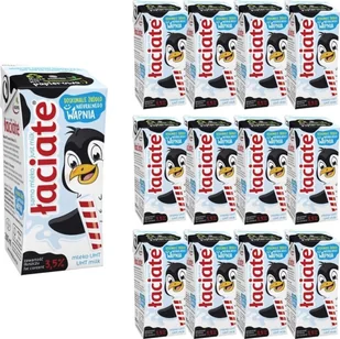 Łaciate Łaciate Mleko UHT 3,5% 200 ml x 12 sztuk - Śmietanki i dodatki do kawy - miniaturka - grafika 1