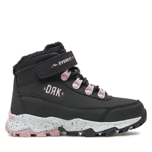 Trzewiki Dorko Everest K DS24F51K Czarny - Buty dla dziewczynek - miniaturka - grafika 1