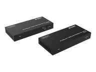 Przełączniki KVM - DIGITUS HDBaseT KVM Extender Set 150m 4K/60Hz USB 1.1 PoC IR black - miniaturka - grafika 1