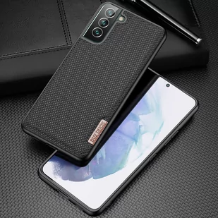 Dux Ducis Fino etui pokrowiec pokryty nylonowym materiałem Samsung Galaxy S22+ (S22 Plus) czarny - Etui i futerały do telefonów - miniaturka - grafika 2