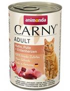 Mokra karma dla kotów - Animonda Cat Carny Adult kurczak indyk i serca kaczki 400g - miniaturka - grafika 1