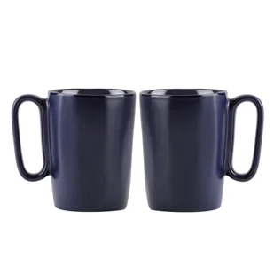 Vialli Design Kubki ceramiczne z uszkiem Fuori granatowe 30046 2 x 250 ml - kubek - Kubki - miniaturka - grafika 1