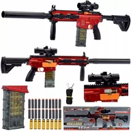 Zabawki militarne - BEZPIECZNY KARABIN PISTOLET M416 NA STRZAŁKI ŁUSKI - miniaturka - grafika 1