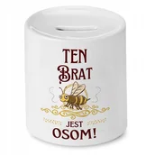 Skarbonki - Skarbonka Dla Brata na Urodziny Imieniny Prezent z Nadrukiem ze Zdjęciem - miniaturka - grafika 1