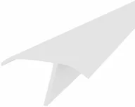 Akcesoria do wystroju okien - Prowadnice do rolet plisowanych dachowych długość 50-150 cm : Prowadnice do plis dachowych - Biały - miniaturka - grafika 1