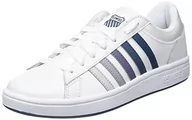 Trampki męskie - K-Swiss Męskie trampki Court Winston, WHT/DKDENIM/Gradient, 40 EU - miniaturka - grafika 1