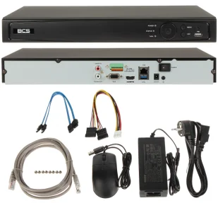 Rejestrator IP BCS VIEW BCS-V-NVR1602-4KE na 16 kamer IP do 8MPx - Rejestratory do monitoringu - miniaturka - grafika 2