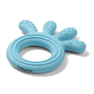 Gryzak Silikonowy Octopus Niebieski Ząbkowanie Babyono - Gryzaki dla dzieci - miniaturka - grafika 1