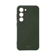 Etui i futerały do telefonów - Etui na telefon silikonowe ciemnozielone - Samsung S23 5G - miniaturka - grafika 1