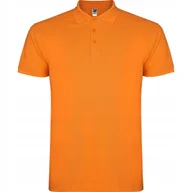 Koszulki męskie - Koszulka POLO Męska Bawełna PIQUE Roly STAR 6638 ORANGE S - miniaturka - grafika 1