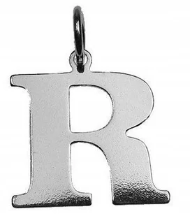 Srebrny wisiorek zawieszka literka R duża litera R SREBRO 925 - Wisiorki - miniaturka - grafika 1
